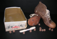 Scarpe da calcio fine anni 30 primi 40